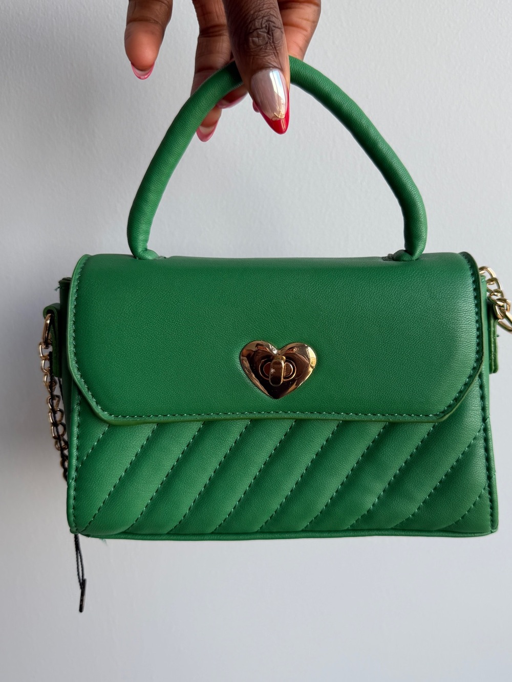 NWOT Green Love Design Small Crossbody Bag